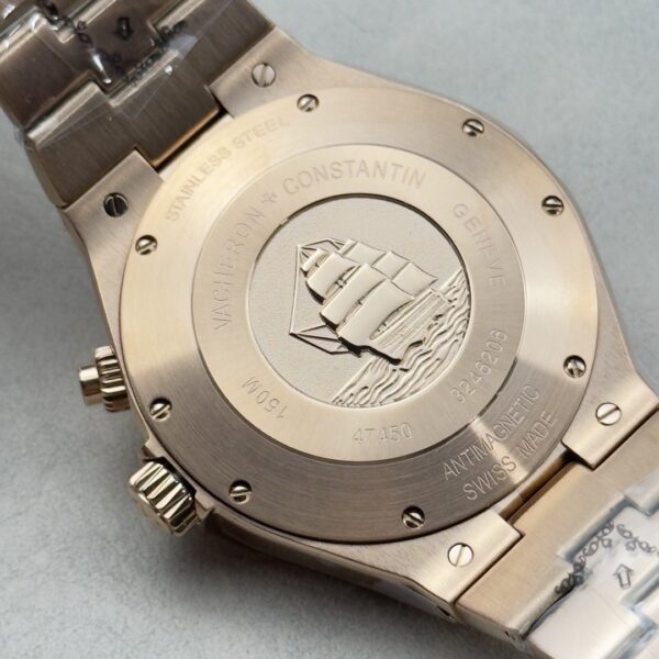 sy_no_557E873D43DEC5F6E7828D3799F2D530_6 Vacheron Constantin Grand Cross Four Seas series OVERSEAS automatic mechanical movement date display black dial