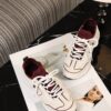 sy_no_560C0E2DD154136B20A24989179C93C6_4 Chanel Off-White and Burgundy Mixed Material Low-Top Sneaker with Contrast Piping and CC Logo