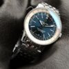 sy_no_56CA7B16B458CF2CB9C1CD1CF386BB03_6 Breitling Aviation Chronometer 30 meter Waterproof Automatic Mechanical Movement Stainless Steel Strap Swiss Watch 41mm Men's Blue