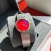 sy_no_58129C23428E1E557B2B8B336F0603F5_4 DIOR watch quartz movement stainless steel strap 25mm red dial women's watch 50m waterproof