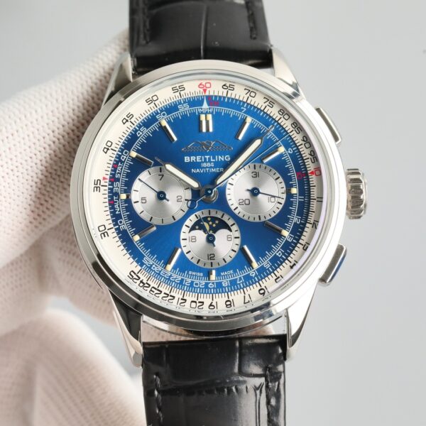 sy_no_591A8DF6364C026D2D820EAADFF707CC_4 BREITLING Breitling automatic mechanical movement aviation timing B01 men's watch Swiss watch 43mm