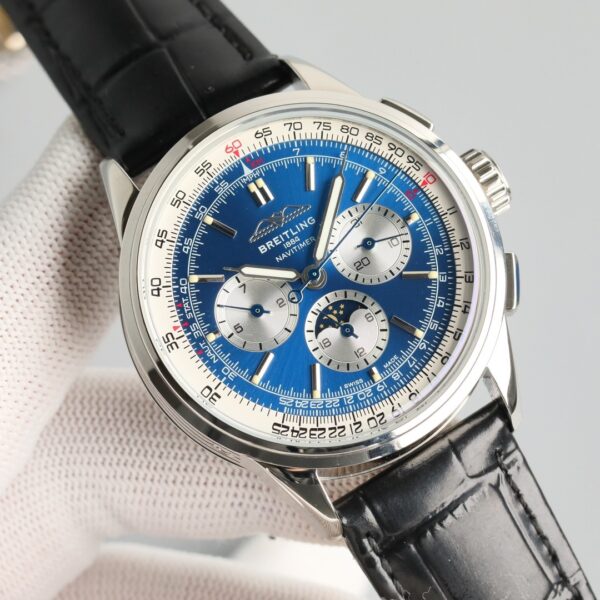 sy_no_591A8DF6364C026D2D820EAADFF707CC_5 BREITLING Breitling automatic mechanical movement aviation timing B01 men's watch Swiss watch 43mm