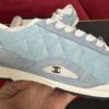 sy_no_5A31EFDC257BE1A436577EEB8E418E34_6 Chanel Light-Blue Quilted Nylon & Suede Retro Trainer Light-Blue-Quilted-Sneaker