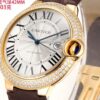 sy_no_5AB17B1139BFC2EAAABDA98EFD8BE930_3 Cartier Ballon Bleu leather strap couple mechanical watch men's and women's watches