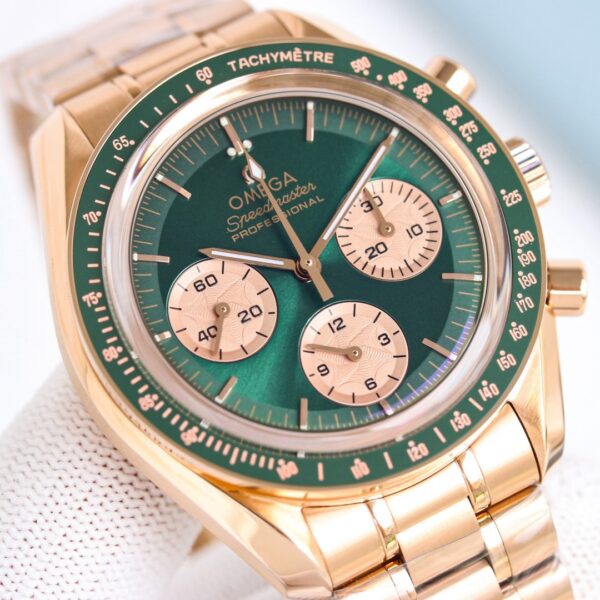 Omega Super Series Professional Lunar Watch Manual Mechanical Movement 50m Waterproof Male