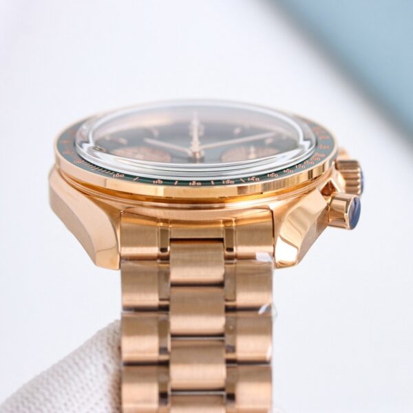 Omega Super Series Professional Lunar Watch Manual Mechanical Movement 50m Waterproof Male