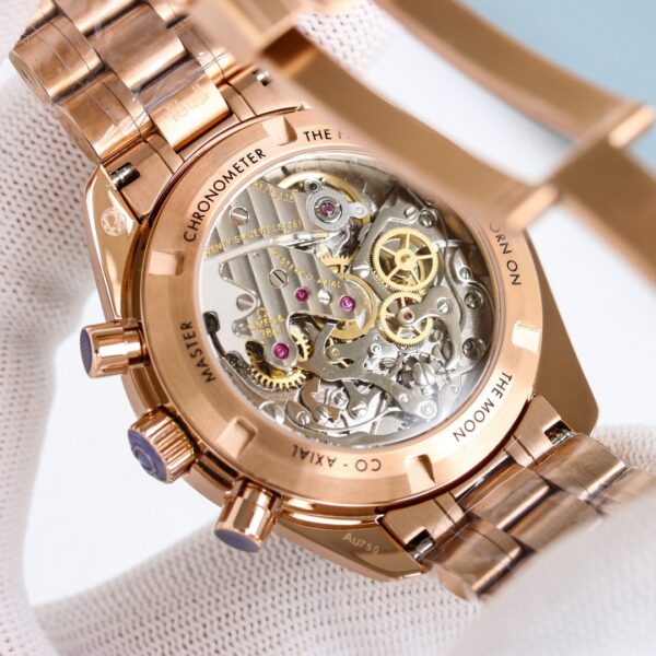 Omega Super Series Professional Lunar Watch Manual Mechanical Movement 50m Waterproof Male