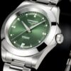 sy_no_5DBD1AC8BD29AD3FBAF4F7B22D647D36_4 LONGINES Kangkas Yuedong series automatic mechanical movement 100 meter waterproof women's watch Swiss watch 34mm green dial stainless steel strap