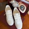 sy_no_5DE36B953E19D4D130FF8C8A0A3E6048_5 Gucci White Leather Low-Top Sneaker with Embroidered Eye and Bow Flaps