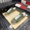 sy_no_5DE7F1C5AE486D52E88321EFCEB91907_1 Saint Laurent Olive Canvas Green Leather Low-Top Sneaker