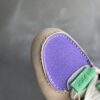 Dior Beige-Purple-Green Suede Mesh Mid-Top Sneaker