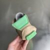 Dior Beige-Purple-Green Suede Mesh Mid-Top Sneaker