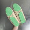 Dior Beige-Purple-Green Suede Mesh Mid-Top Sneaker