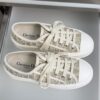 sy_no_5EAB6B2A0D7C2ADA0438F899B6CA499E_2 Dior Beige Oblique Jacquard Platform Low-Top Sneaker
