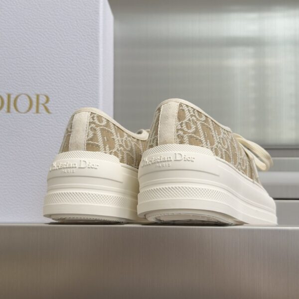 sy_no_5EAB6B2A0D7C2ADA0438F899B6CA499E_7 Dior Beige Oblique Jacquard Platform Low-Top Sneaker