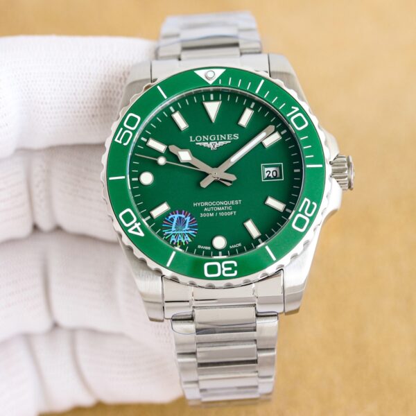 sy_no_5EBBAE27FF2BDDE0CA99C7BF44984296_5 - 副本 - 副本 LONGINES Longines Kangkas Diving Series Automatic Mechanical Movement Date Display Anti Magnetic Blue bezel Men's Watch Swiss Watch Blue Dial Stainless Steel and Ceramic Case