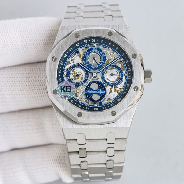 AUDEMARS PIGUET Audemars Piguet Royal Oak ROYAL OAK series automatic mechanical movement 20 meters waterproof unisex Swiss watch 41mm hollow dial titanium metal case