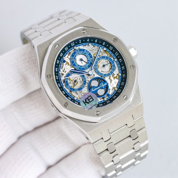 AUDEMARS PIGUET Audemars Piguet Royal Oak ROYAL OAK series automatic mechanical movement 20 meters waterproof unisex Swiss watch 41mm hollow dial titanium metal case