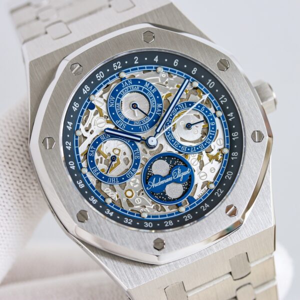AUDEMARS PIGUET Audemars Piguet Royal Oak ROYAL OAK series automatic mechanical movement 20 meters waterproof unisex Swiss watch 41mm hollow dial titanium metal case