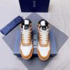 sy_no_6013D320EC8BE5E240F3CCE0053727EB_0 Dior Caramel-White Spliced B27 Mid-Top Sneaker