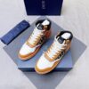 sy_no_6013D320EC8BE5E240F3CCE0053727EB_2 Dior Caramel-White Spliced B27 Mid-Top Sneaker