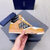 sy_no_6013D320EC8BE5E240F3CCE0053727EB_4 Dior Caramel-White Spliced B27 Mid-Top Sneaker