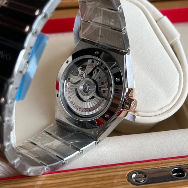 sy_no_60186DF52F658C5666A65FE9DCDB74BB_6 Omega Constellation Series Constellation Watch Mechanical Movement Ultimate Observatory Watch Diamond Carving Men's Watch Swiss Watch 39mm White Dial Stainless Steel Case
