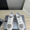 Prada Grey and White Chunky Low-Top Casual Sneaker