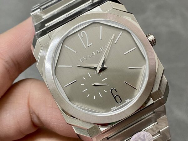 sy_no_610C18C744EFD43FF90C68569D4F84D3_1 BVLGARI Watch Automatic Mechanical Movement Stainless Steel Strap White Dial