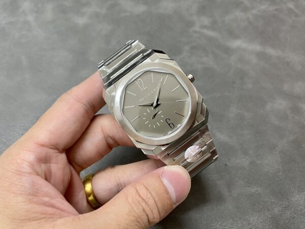 sy_no_610C18C744EFD43FF90C68569D4F84D3_3 BVLGARI Watch Automatic Mechanical Movement Stainless Steel Strap White Dial