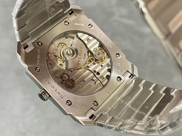 sy_no_610C18C744EFD43FF90C68569D4F84D3_6 BVLGARI Watch Automatic Mechanical Movement Stainless Steel Strap White Dial