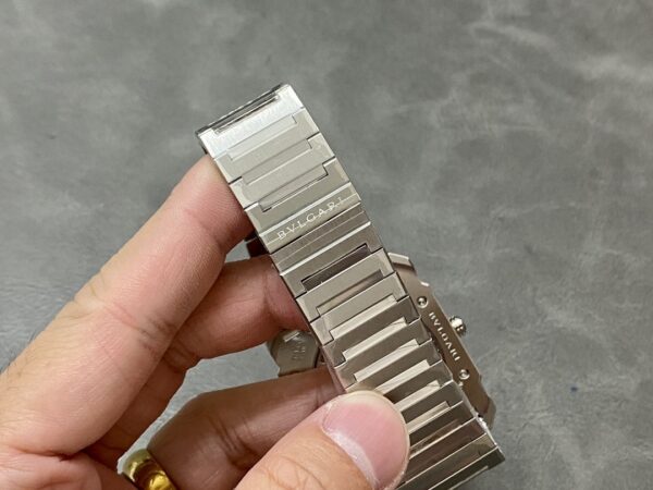 sy_no_610C18C744EFD43FF90C68569D4F84D3_7 BVLGARI Watch Automatic Mechanical Movement Stainless Steel Strap White Dial