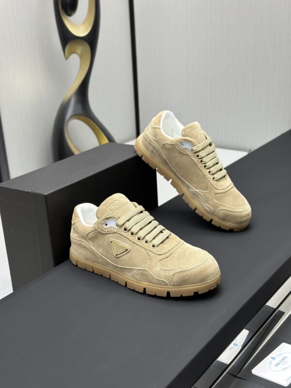 sy_no_61598B76A99B4A2C81CDF315858BD707_3 Prada Sand Suede Gold-Triangle Hiking Sneaker