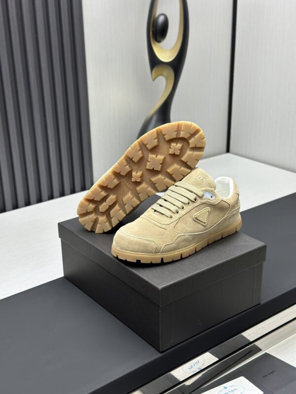 sy_no_61598B76A99B4A2C81CDF315858BD707_5 Prada Sand Suede Gold-Triangle Hiking Sneaker