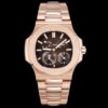 sy_no_61F424F446F5416F40D360E5C3D91A86_0 Patek Philippe Sporty Elegance NAUTILUS Series Nautilus Automatic Mechanical Movement Coffee colored Dial