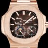 sy_no_61F424F446F5416F40D360E5C3D91A86_1 Patek Philippe Sporty Elegance NAUTILUS Series Nautilus Automatic Mechanical Movement Coffee colored Dial