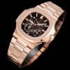 sy_no_61F424F446F5416F40D360E5C3D91A86_2 Patek Philippe Sporty Elegance NAUTILUS Series Nautilus Automatic Mechanical Movement Coffee colored Dial