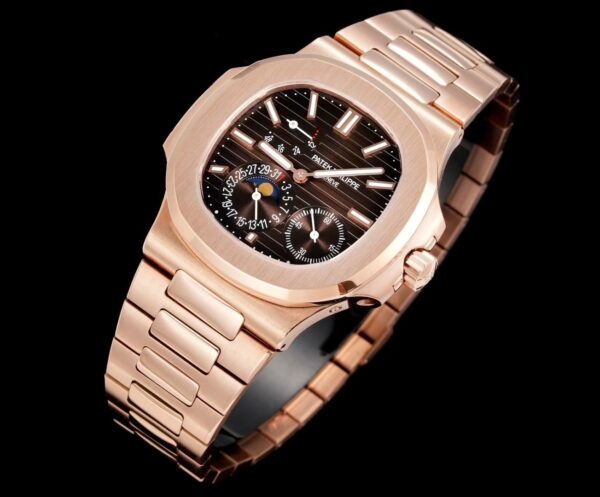 sy_no_61F424F446F5416F40D360E5C3D91A86_2 Patek Philippe Sporty Elegance NAUTILUS Series Nautilus Automatic Mechanical Movement Coffee colored Dial