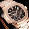 sy_no_61F424F446F5416F40D360E5C3D91A86_3 Patek Philippe Sporty Elegance NAUTILUS Series Nautilus Automatic Mechanical Movement Coffee colored Dial