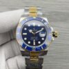 Rolex automatic mechanical movement 300 meter waterproof men's watch Swiss watch 40mm blue dial gold steel case