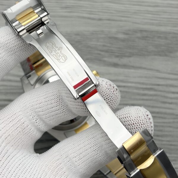 Rolex automatic mechanical movement 300 meter waterproof men's watch Swiss watch 40mm blue dial gold steel case