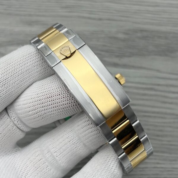 Rolex automatic mechanical movement 300 meter waterproof men's watch Swiss watch 40mm blue dial gold steel case