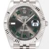 Rolex Dog Tooth Ring Diary Series Green Luo Automatic Mechanical Movement 100m Waterproof Day Display Large Calendar Men's Watch Swiss Watch 41mm