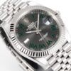Rolex Dog Tooth Ring Diary Series Green Luo Automatic Mechanical Movement 100m Waterproof Day Display Large Calendar Men's Watch Swiss Watch 41mm