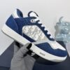 sy_no_62E0172D7F0A063FB54223314E7846E2_0 Dior Blue Denim White Rhinestone Logo Low Sneaker