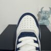 sy_no_62E0172D7F0A063FB54223314E7846E2_1 Dior Blue Denim White Rhinestone Logo Low Sneaker