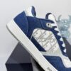 sy_no_62E0172D7F0A063FB54223314E7846E2_4 Dior Blue Denim White Rhinestone Logo Low Sneaker