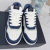sy_no_62E0172D7F0A063FB54223314E7846E2_6 Dior Blue Denim White Rhinestone Logo Low Sneaker