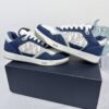 sy_no_62E0172D7F0A063FB54223314E7846E2_7 Dior Blue Denim White Rhinestone Logo Low Sneaker