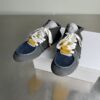Dior Grey-Navy Suede Mesh Mid-Top Sneaker
